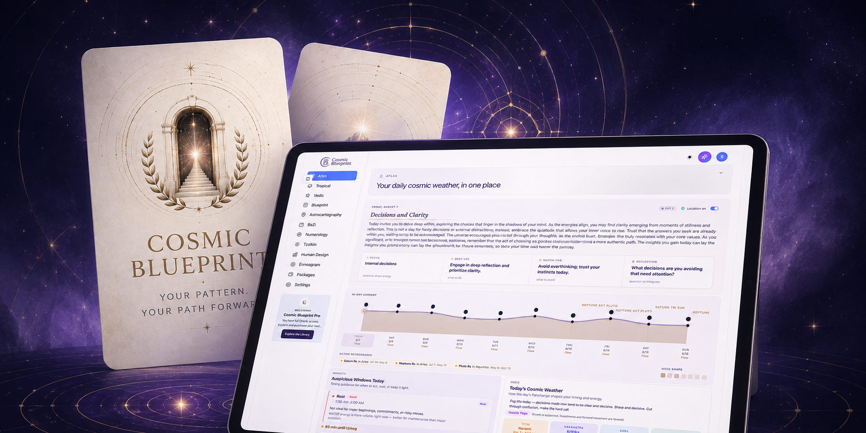 Cosmic Blueprint original product